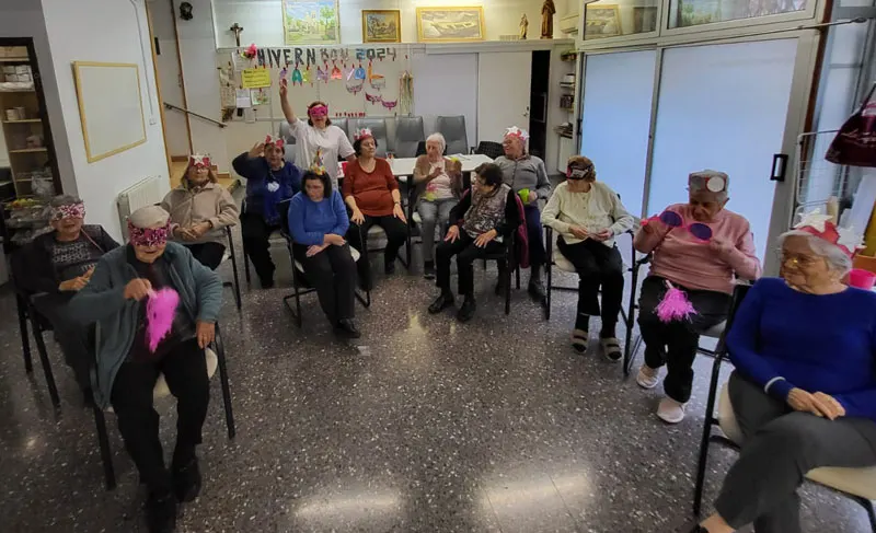 Carnaval 2024 en el centro de día Lesseps La Torre Setze